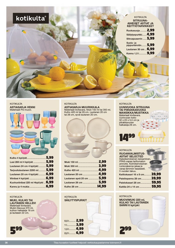 Tokmanni Tokmanni Kesäkuvasto 2026 sivu 36